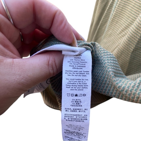 allbirds Women's Natural Run Long Sleeve Tee I Size: XS - Picture 10 of 10